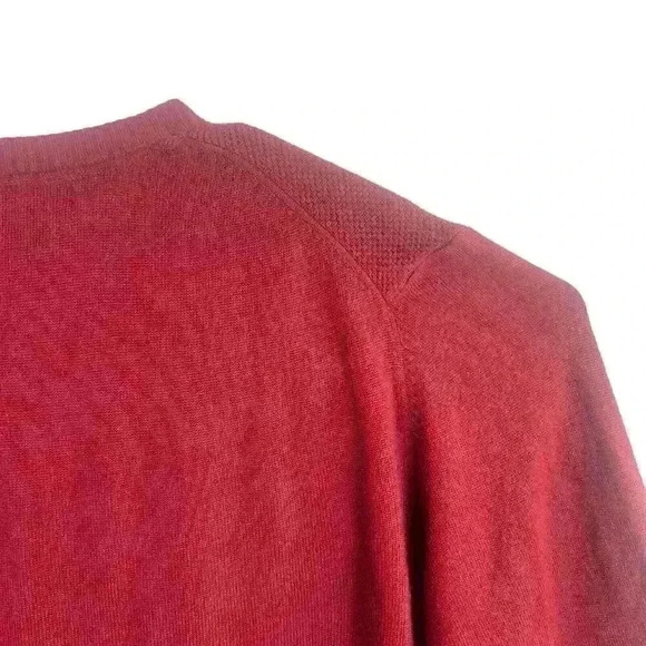 Tricots St‎ Raphael Mens Sweater XL Maroon Pullover V-Neck - Picture 6 of 9